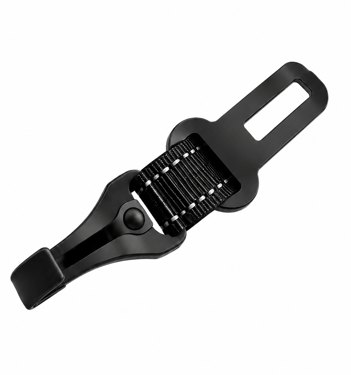 TREKKI 3-in-1 Dog Bungee Car Seat Belt With 360° Lockable Buckle & Hook Latch