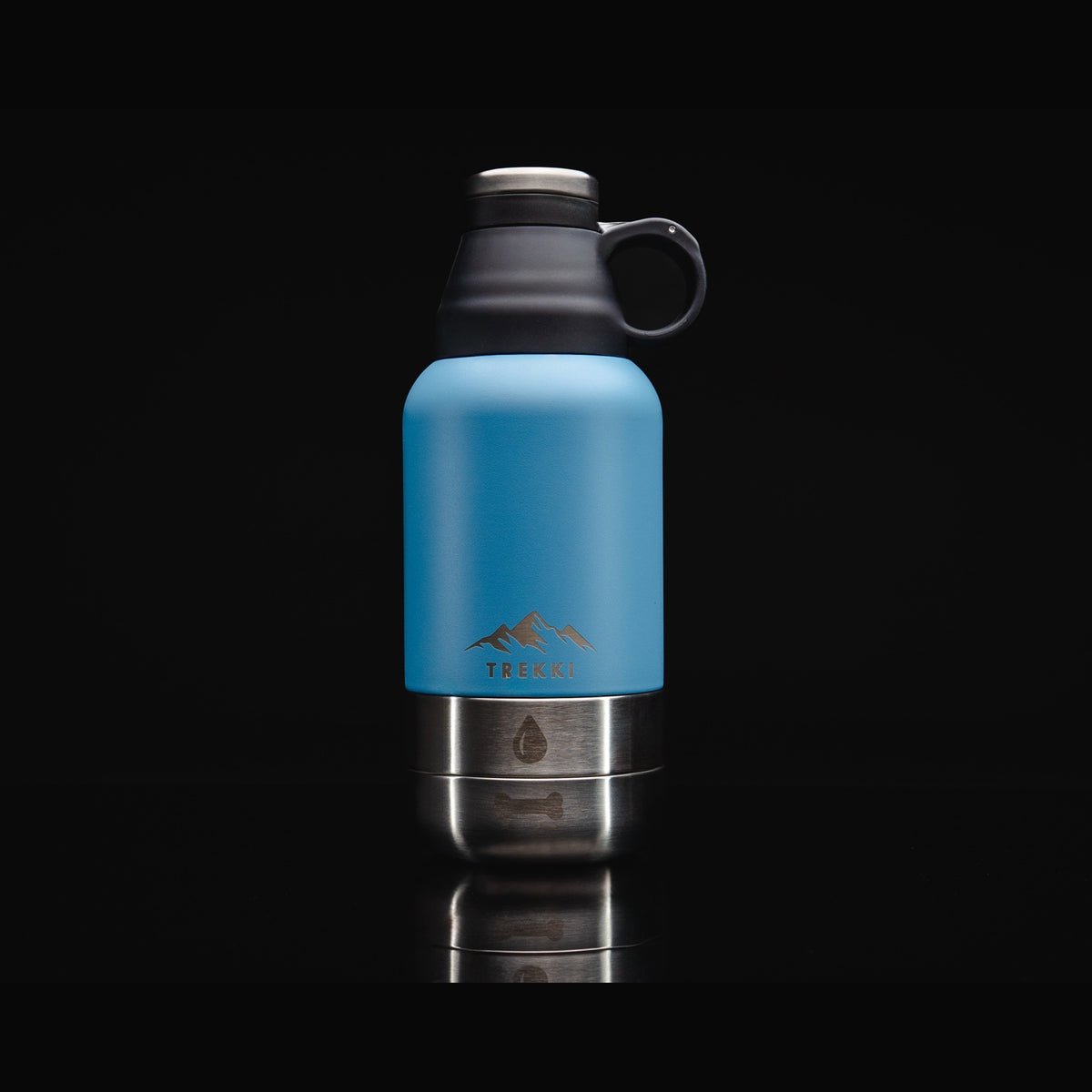 TREKKI 3 in 1 Water Bottle for Dogs including Buddy Bag