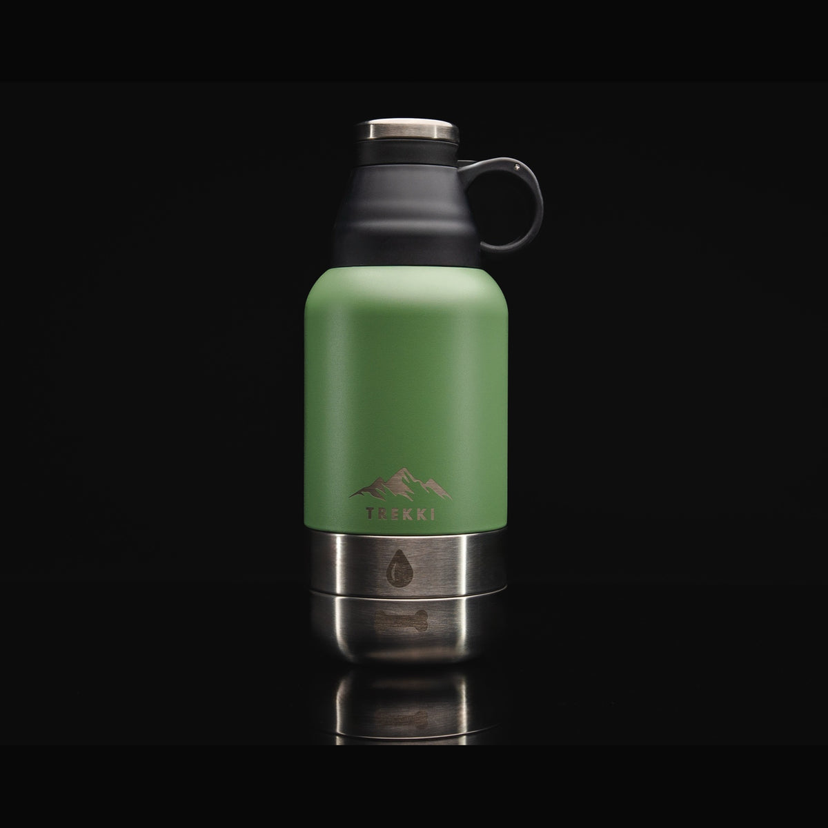 TREKKI 3 in 1 Water Bottle for Dogs including Buddy Bag