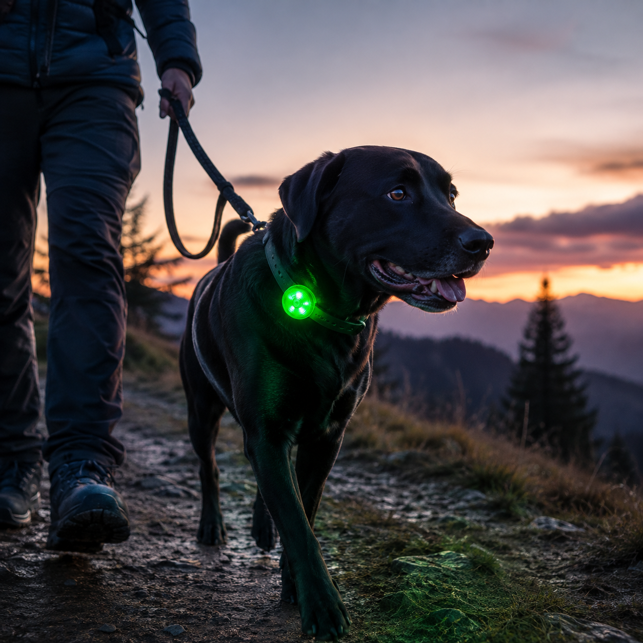 TREKKI 360° Rechargeable Dog Safety Light