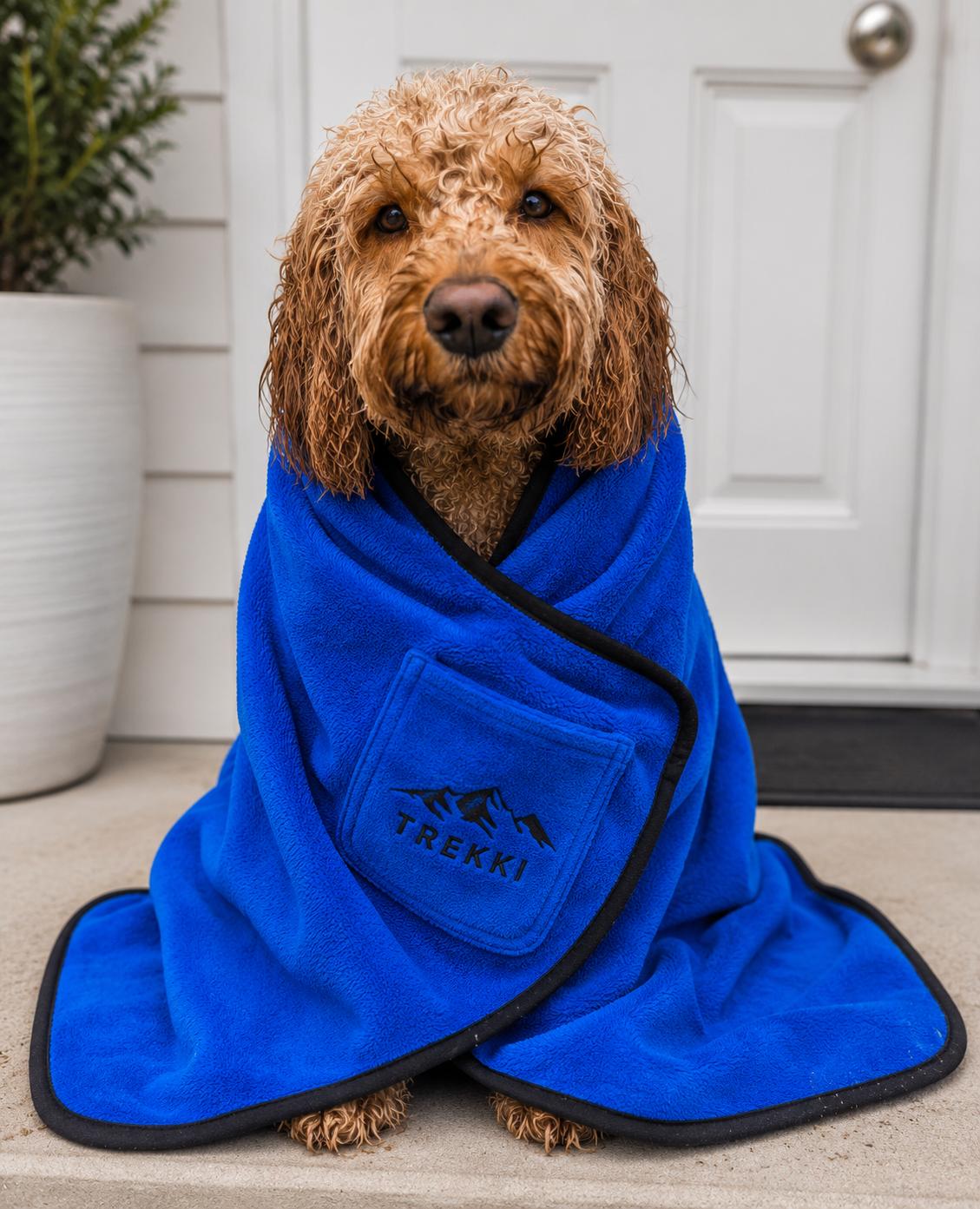 TREKKI Premium 500 GSM Microfibre Dog Towel