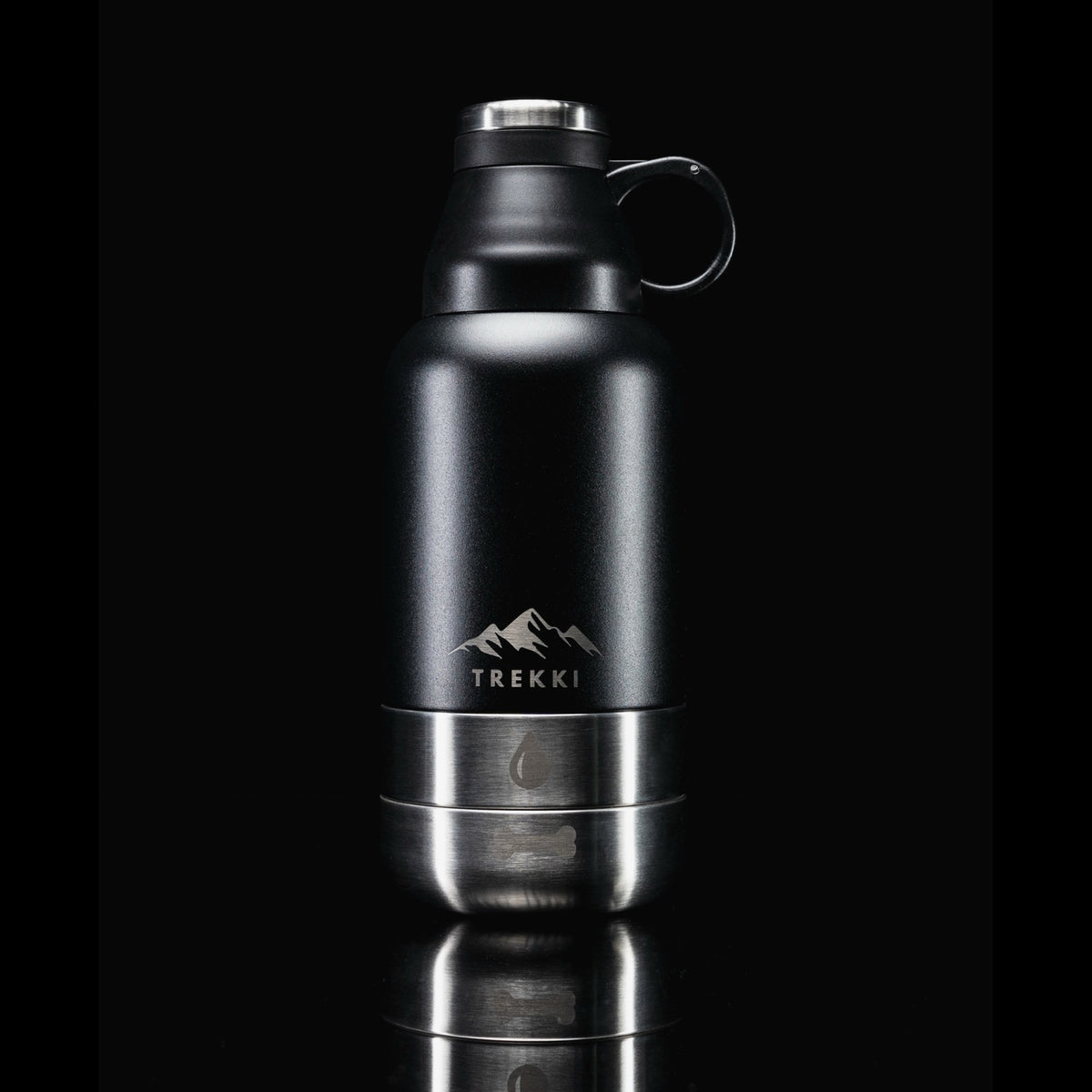 TREKKI 3 in 1 Water Bottle for Dogs including Buddy Bag