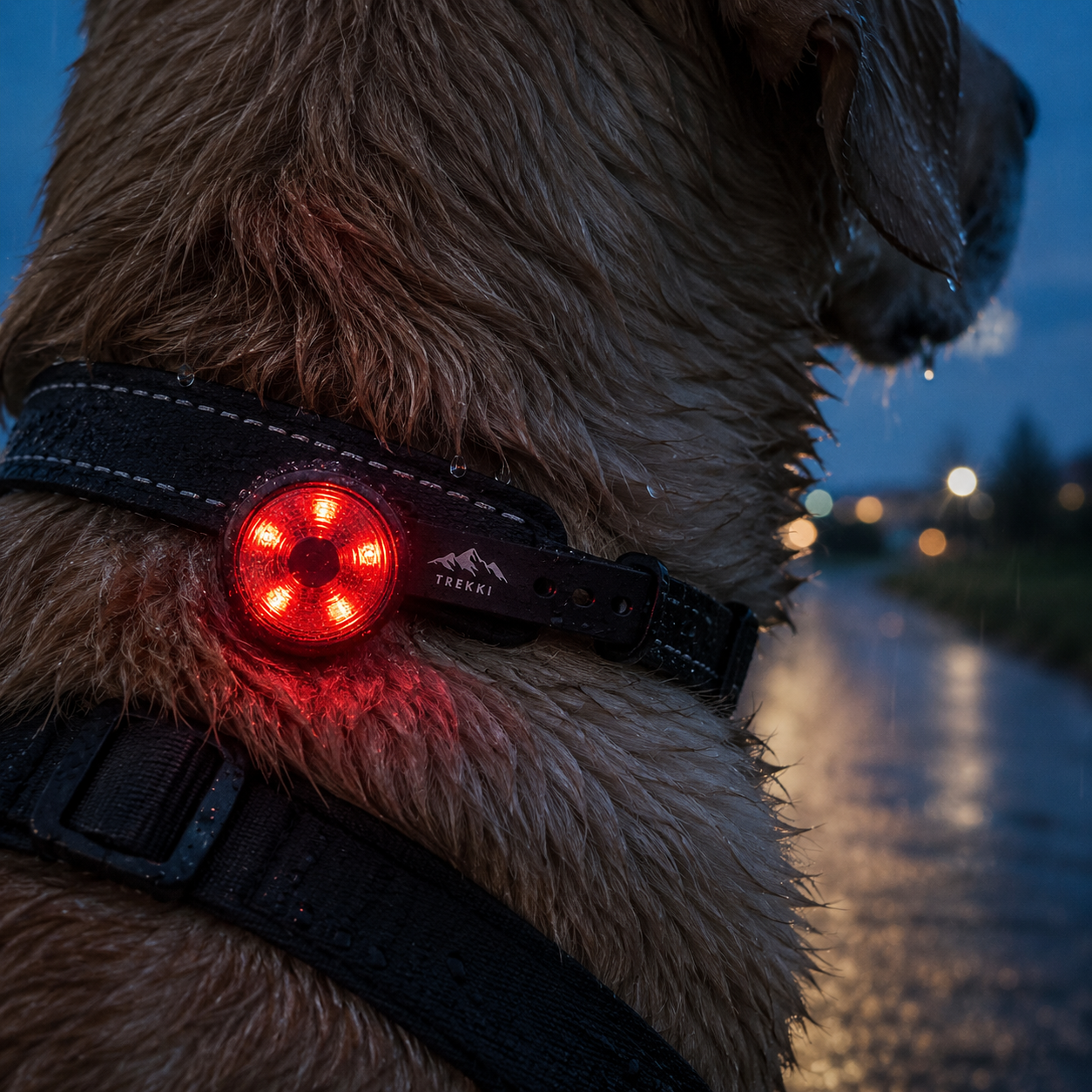 TREKKI 360° Rechargeable Dog Safety Light