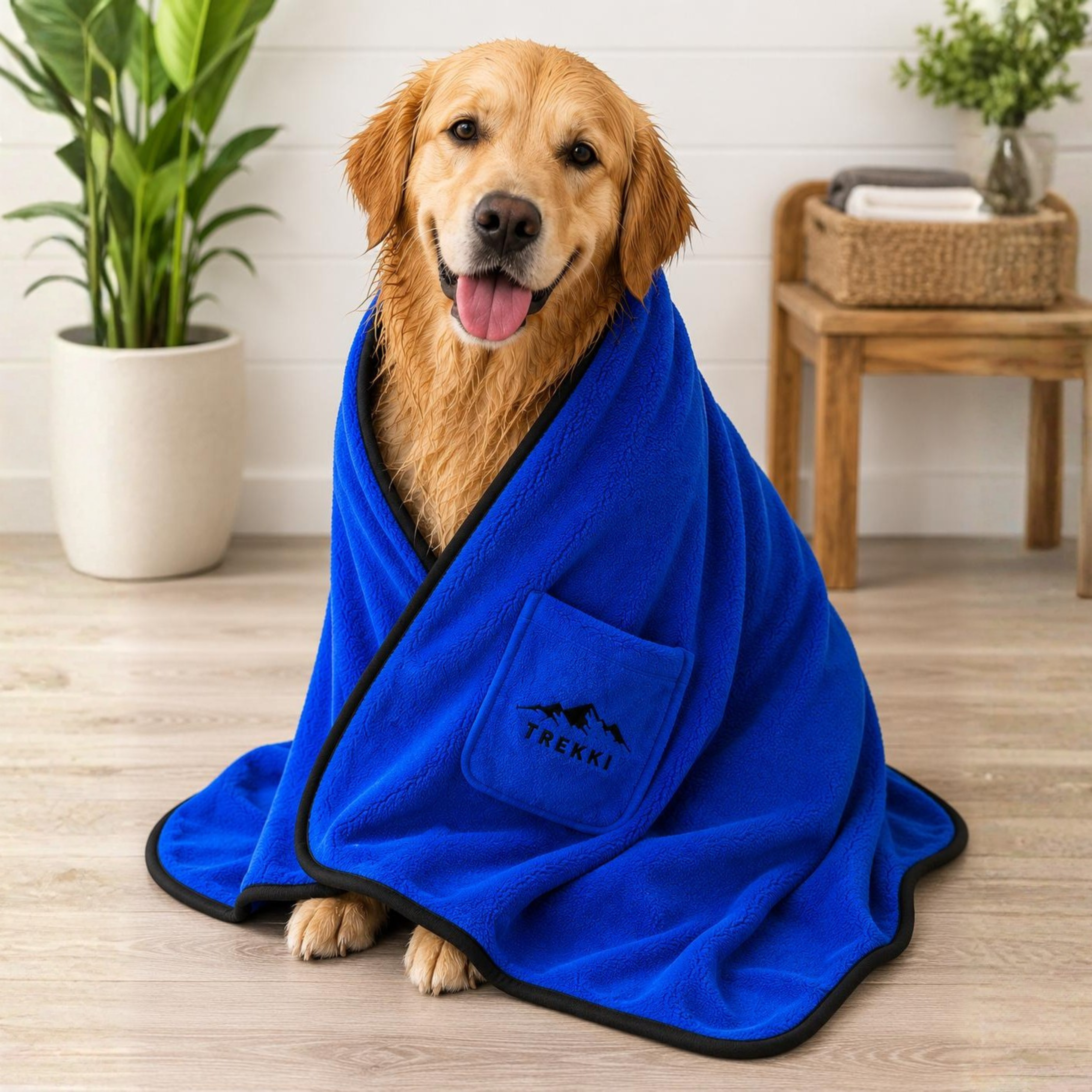 TREKKI Premium 500 GSM Microfibre Dog Towel
